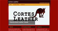Desktop Screenshot of cortesleather.com
